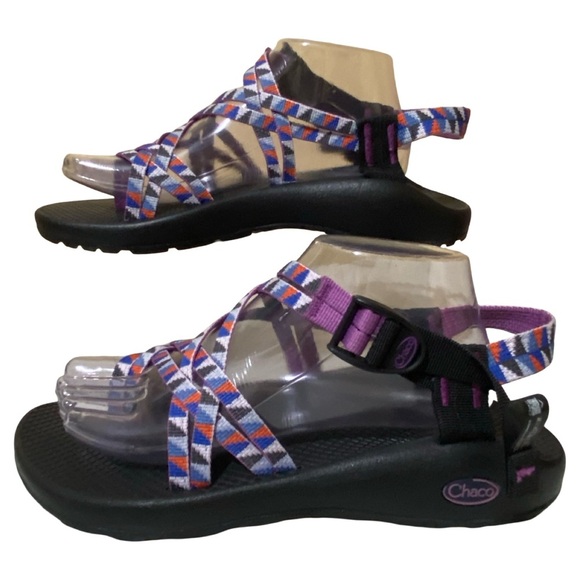 Chaco Purple Multicolor Outdoor Strappy Sandals - Picture 6 of 10